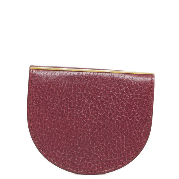 カルティエ コインケース ボルドー レザー レディース CARTIER 【中古】