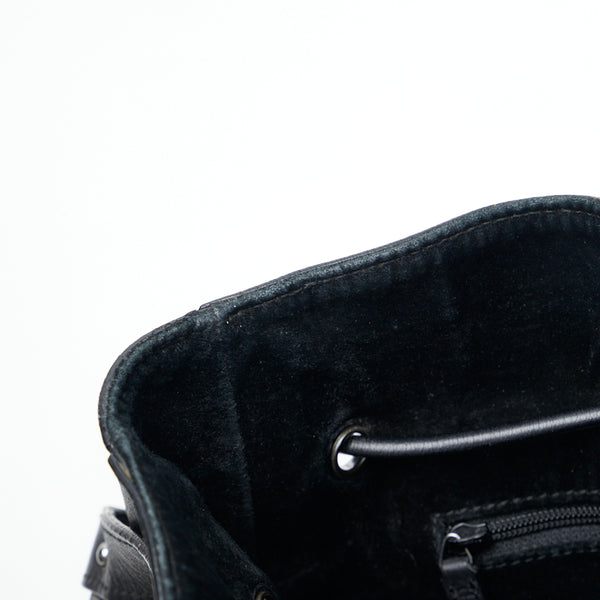 グッチ ワンショルダーバッグ ハンドバッグ 0013748 ブラック シルバー レザー レディース GUCCI 【中古】