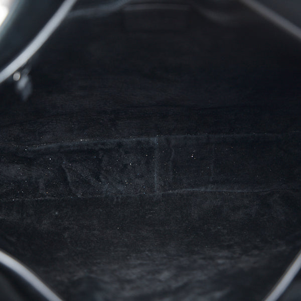 グッチ ワンショルダーバッグ ハンドバッグ 0013748 ブラック シルバー レザー レディース GUCCI 【中古】