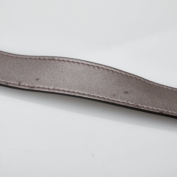 グッチ GGインプリメ 斜め掛け ショルダーバッグ 201446 メタリックベージュ PVC レザー レディース GUCCI 【中古】