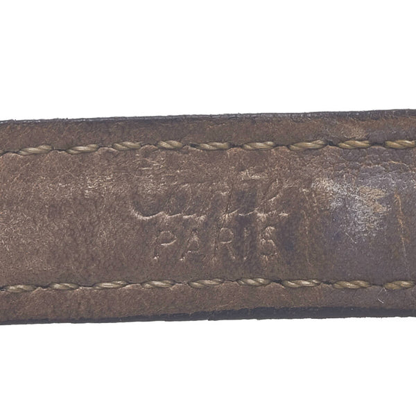 カルティエ マストコリゼ 腕時計 クオーツ アイボリー文字盤 K18 ゴールド ダイヤモンド レディース CARTIER 【中古】