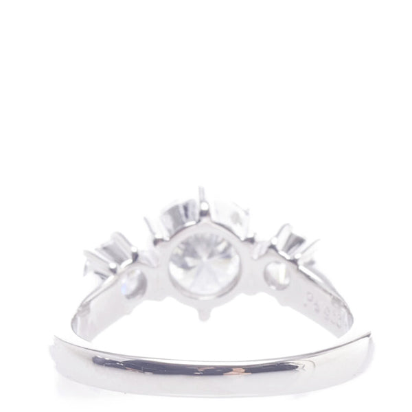 Pt900 プラチナ ダイヤ1.09ct ダイヤ0.47ct リング 指輪 レディース 10号 【中古】