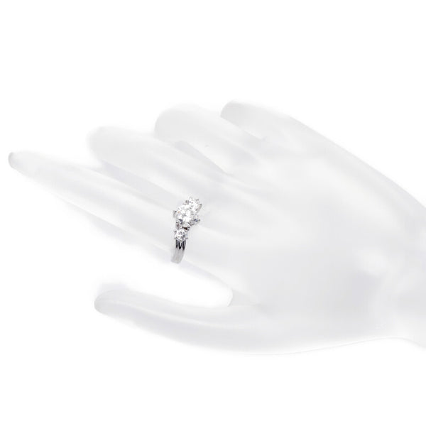 Pt900 プラチナ ダイヤ1.09ct ダイヤ0.47ct リング 指輪 レディース 10号 【中古】