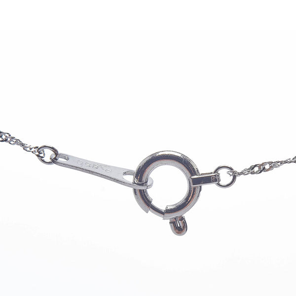Pt900 プラチナ Pt850 プラチナ ダイヤ1.00ct プチネックレス レディース 【中古】