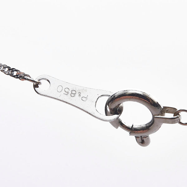 Pt900 プラチナ Pt850 プラチナ ダイヤ1.00ct プチネックレス レディース 【中古】