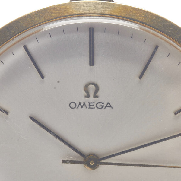 オメガ DE VILLE デヴィル 懐中時計 手巻き ホワイト文字盤 メッキ レディース OMEGA 【中古】