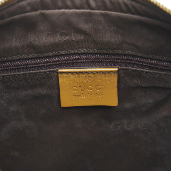 グッチ GGキャンバス ワンショルダーバッグ ハンドバッグ 0013814 ブラウン キャンバス レザー レディース GUCCI 【中古】