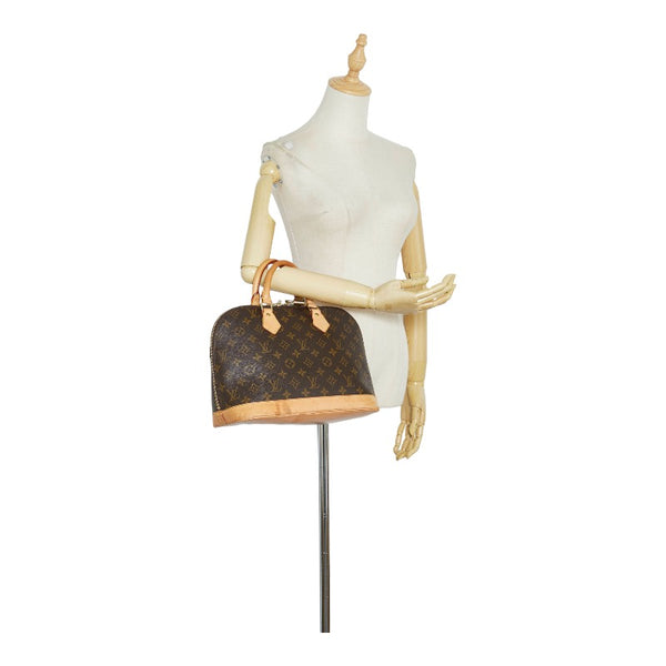 ルイ ヴィトン モノグラム アルマPM ハンドバッグ M51130 ブラウン PVC レザー レディース LOUIS VUITTON 【中古】