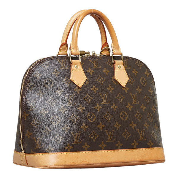 ルイ ヴィトン モノグラム アルマPM ハンドバッグ M51130 ブラウン PVC レザー レディース LOUIS VUITTON 【中古】