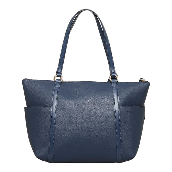 マイケルコース ノマド ハンドバッグ トートバッグ ネイビー レザー レディース Michael Kors 【中古】