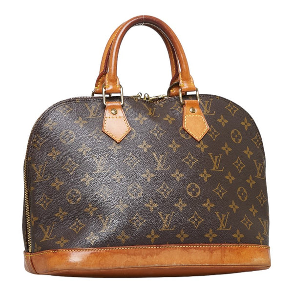 ルイ ヴィトン モノグラム アルマPM ハンドバッグ M51130 ブラウン PVC レザー レディース LOUIS VUITTON 【中古】