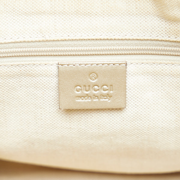 グッチ GGキャンバス スーキー ハンドバッグ ショルダーバッグ 2WAY 247902 ベージュ キャンバス レザー レディース GUCCI 【中古】