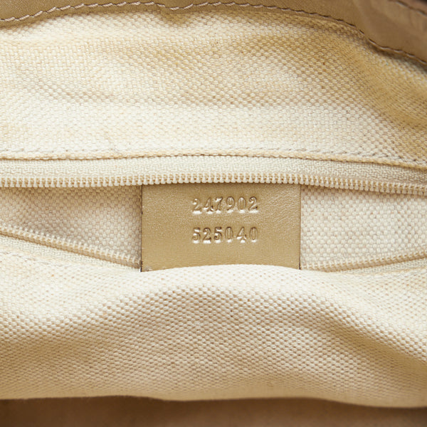 グッチ GGキャンバス スーキー ハンドバッグ ショルダーバッグ 2WAY 247902 ベージュ キャンバス レザー レディース GUCCI 【中古】