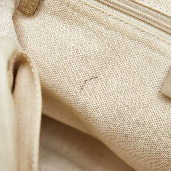 グッチ GGキャンバス スーキー ハンドバッグ ショルダーバッグ 2WAY 247902 ベージュ キャンバス レザー レディース GUCCI 【中古】