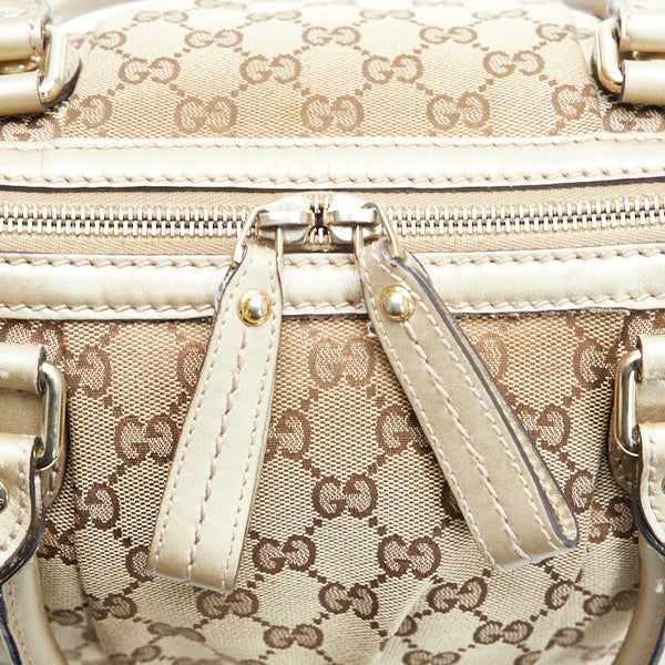 グッチ GGキャンバス スーキー ハンドバッグ ショルダーバッグ 2WAY 247902 ベージュ キャンバス レザー レディース GUCCI 【中古】