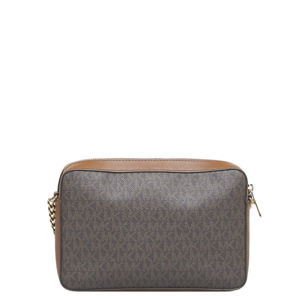 マイケルコース 斜め掛け ショルダーバッグ 35F8GTTC3B ブラウン PVC レディース Michael Kors 【中古】
