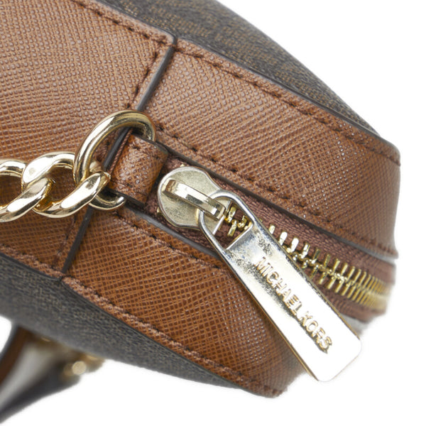 マイケルコース 斜め掛け ショルダーバッグ 35F8GTTC3B ブラウン PVC レディース Michael Kors 【中古】