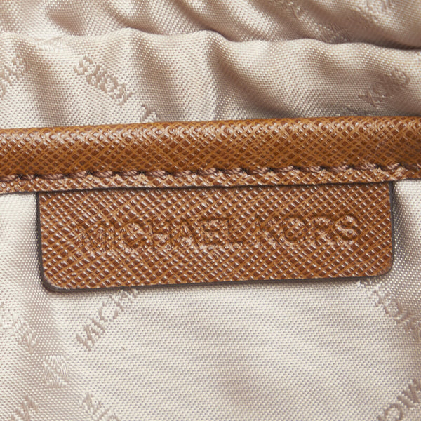 マイケルコース 斜め掛け ショルダーバッグ 35F8GTTC3B ブラウン PVC レディース Michael Kors 【中古】