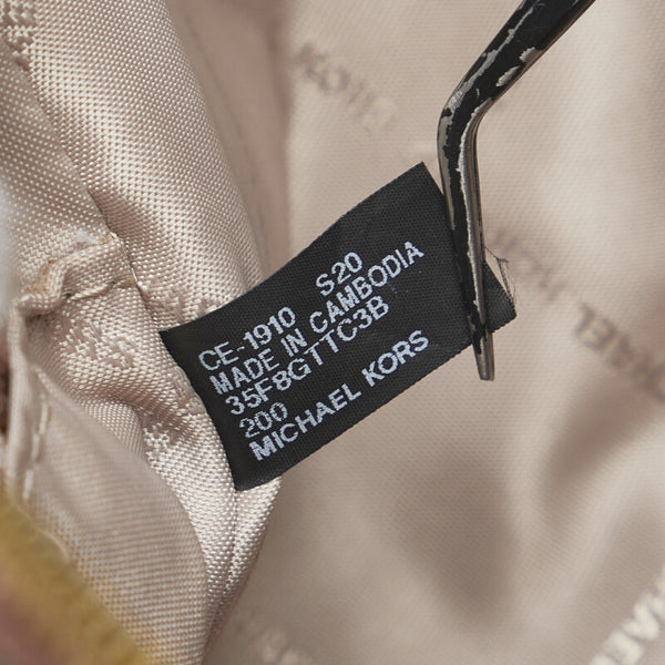 マイケルコース 斜め掛け ショルダーバッグ 35F8GTTC3B ブラウン PVC レディース Michael Kors 【中古】