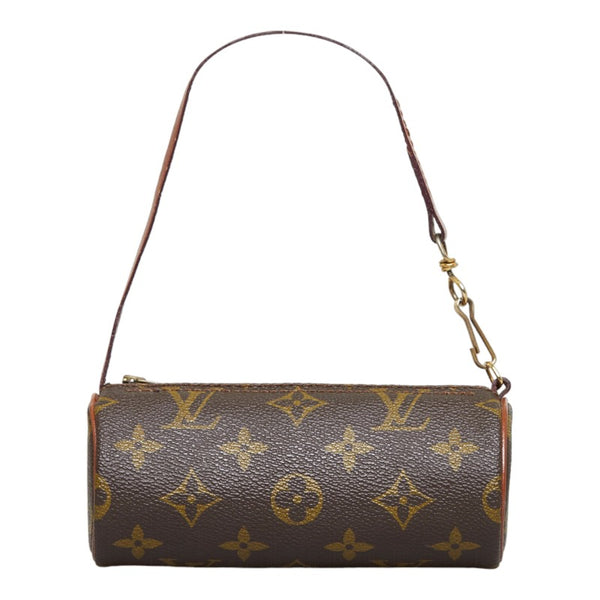 ルイ ヴィトン モノグラム パピヨン 付属 ハンドバッグ アクセサリーポーチ ブラウン PVC レザー レディース LOUIS VUITTON 【中古】