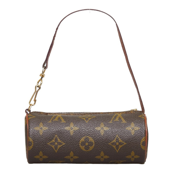 ルイ ヴィトン モノグラム パピヨン 付属 ハンドバッグ アクセサリーポーチ ブラウン PVC レザー レディース LOUIS VUITTON 【中古】