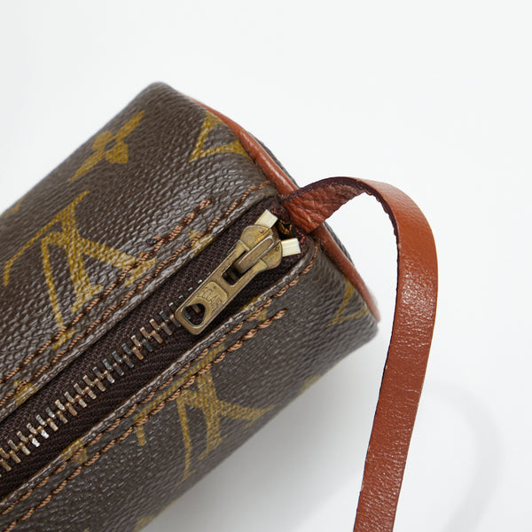 ルイ ヴィトン モノグラム パピヨン 付属 ハンドバッグ アクセサリーポーチ ブラウン PVC レザー レディース LOUIS VUITTON 【中古】