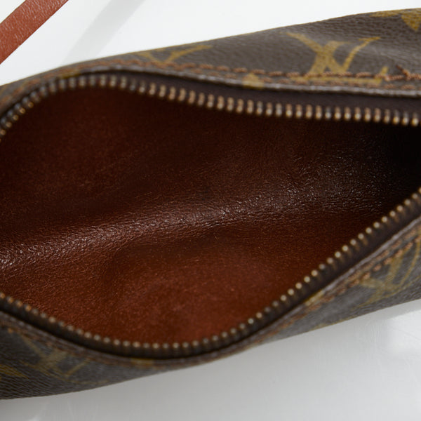 ルイ ヴィトン モノグラム パピヨン 付属 ハンドバッグ アクセサリーポーチ ブラウン PVC レザー レディース LOUIS VUITTON 【中古】