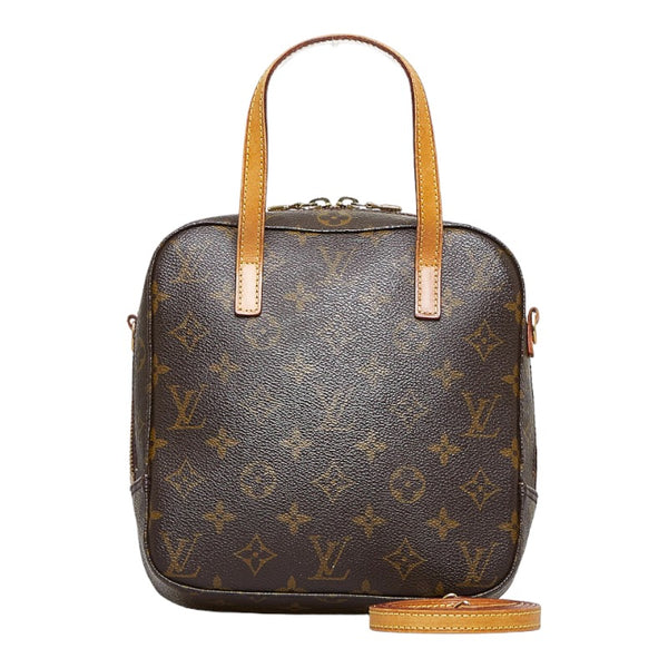 ルイ ヴィトン モノグラム スポンティーニ ハンドバッグ ショルダーバッグ 2WAY M47500 ブラウン PVC レザー レディース LOUIS VUITTON 【中古】