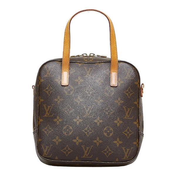 ルイ ヴィトン モノグラム スポンティーニ ハンドバッグ ショルダーバッグ 2WAY M47500 ブラウン PVC レザー レディース LOUIS VUITTON 【中古】