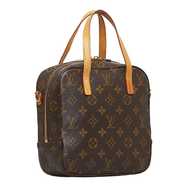ルイ ヴィトン モノグラム スポンティーニ ハンドバッグ ショルダーバッグ 2WAY M47500 ブラウン PVC レザー レディース LOUIS VUITTON 【中古】