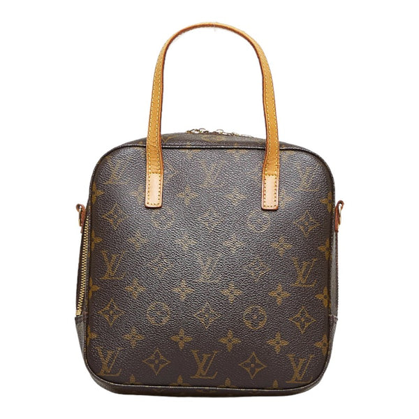 ルイ ヴィトン モノグラム スポンティーニ ハンドバッグ ショルダーバッグ 2WAY M47500 ブラウン PVC レザー レディース LOUIS VUITTON 【中古】
