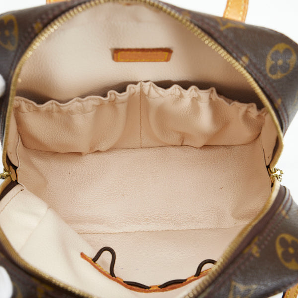 ルイ ヴィトン モノグラム スポンティーニ ハンドバッグ ショルダーバッグ 2WAY M47500 ブラウン PVC レザー レディース LOUIS VUITTON 【中古】