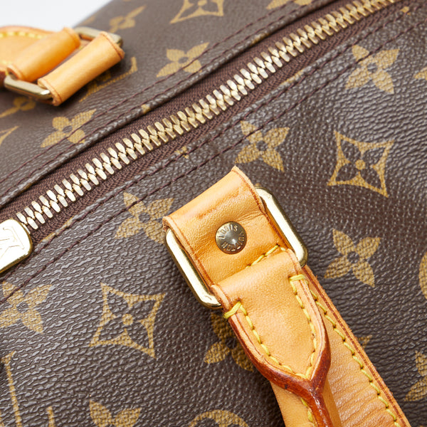 ルイ ヴィトン モノグラム キーポル60 ボストンバッグ トラベルバッグ M41422 ブラウン PVC レザー レディース LOUIS VUITTON 【中古】