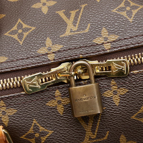 ルイ ヴィトン モノグラム キーポル60 ボストンバッグ トラベルバッグ M41422 ブラウン PVC レザー レディース LOUIS VUITTON 【中古】