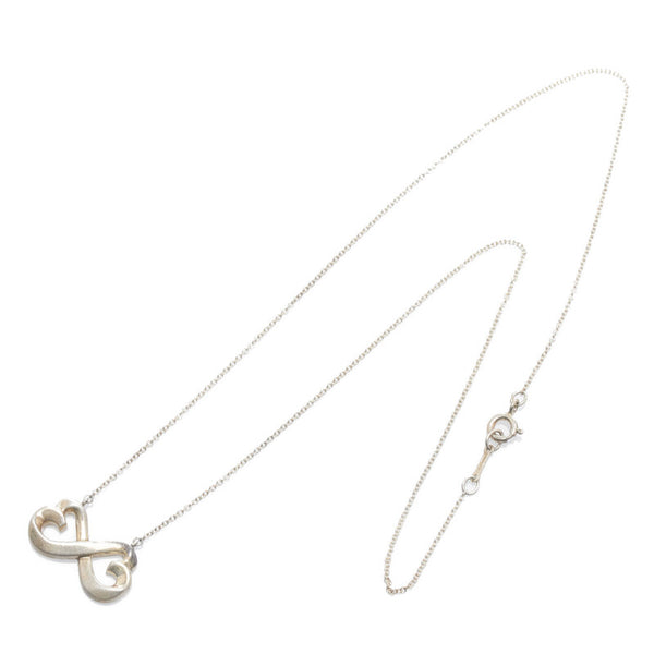 ティファニー ダブルラビングハート ネックレス SV925 シルバー レディース TIFFANY&Co. 【中古】