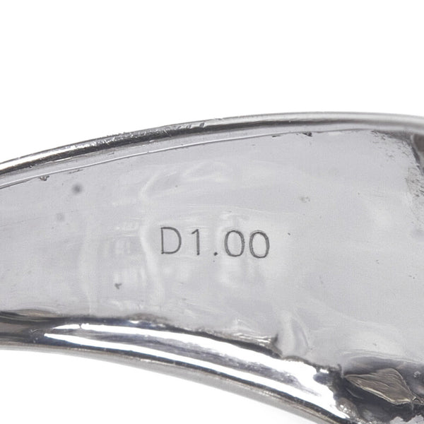 Pt900 プラチナ ダイヤ1.00ct リング 指輪 レディース 11号 【中古】