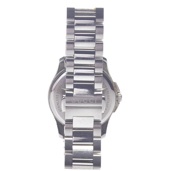 グッチ Gタイムレス 腕時計 YA126535 クオーツ ホワイト文字盤 ステンレススチール レディース GUCCI 【中古】