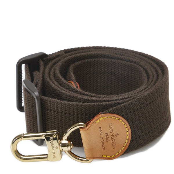 ルイ ヴィトン アリゼ24H ショルダーストラップ ブラウン ゴールド キャンバス レザー レディース LOUIS VUITTON 【中古】