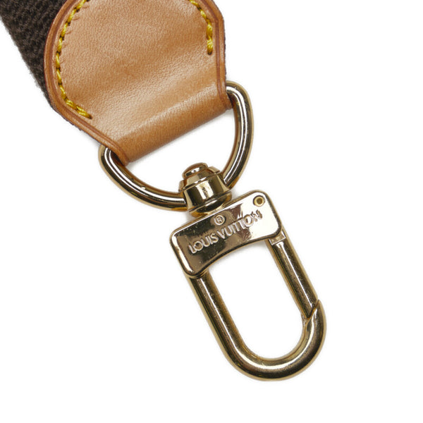 ルイ ヴィトン アリゼ24H ショルダーストラップ ブラウン ゴールド キャンバス レザー レディース LOUIS VUITTON 【中古】