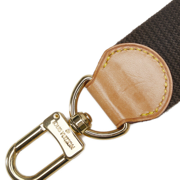 ルイ ヴィトン アリゼ24H ショルダーストラップ ブラウン ゴールド キャンバス レザー レディース LOUIS VUITTON 【中古】