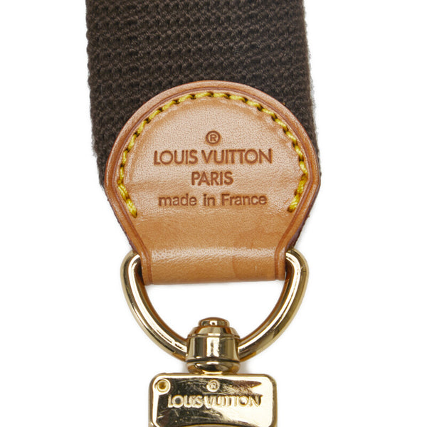 ルイ ヴィトン アリゼ24H ショルダーストラップ ブラウン ゴールド キャンバス レザー レディース LOUIS VUITTON 【中古】