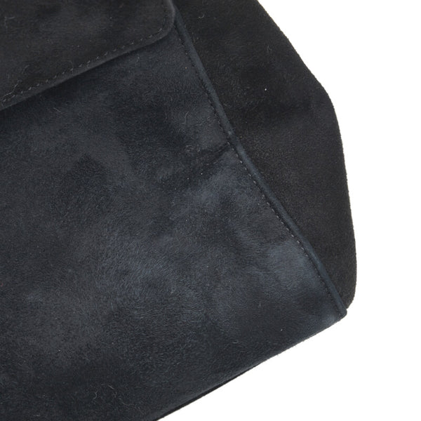 プラダ ハンドバッグ ブラック ヌバック レディース PRADA 【中古】