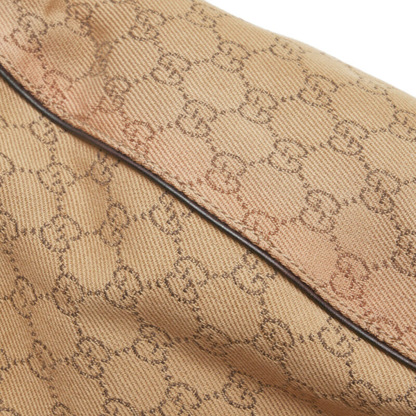 グッチ GGキャンバス ショルダーバッグ ワンショルダーバッグ 101292 ブラウン キャンバス レザー レディース GUCCI 【中古】