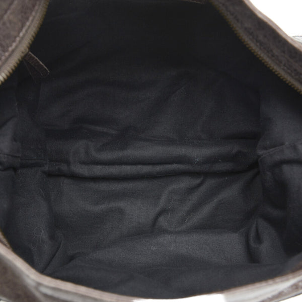 バレンシアガ ザ・メッセンジャー ショルダーバッグ 177289 ブラウン レザー レディース BALENCIAGA 【中古】