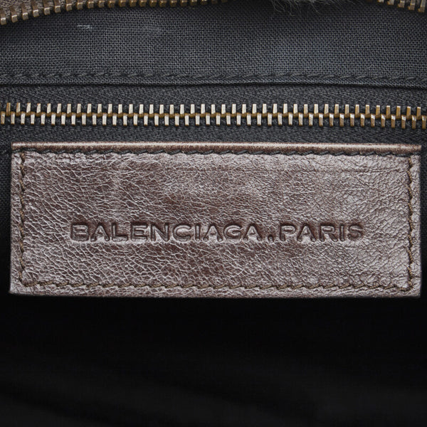 バレンシアガ ザ・メッセンジャー ショルダーバッグ 177289 ブラウン レザー レディース BALENCIAGA 【中古】
