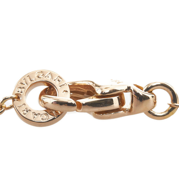 ブルガリ アレグラ ハート ネックレス K18PG ピンクゴールド レディース BVLGARI 【中古】