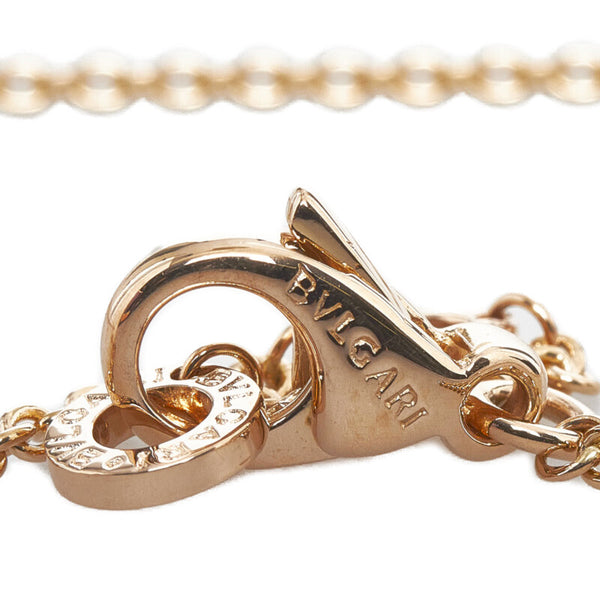 ブルガリ アレグラ ハート ネックレス K18PG ピンクゴールド レディース BVLGARI 【中古】