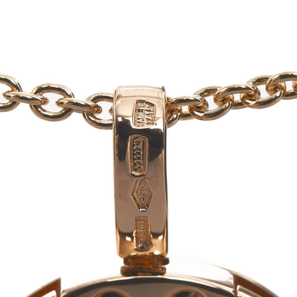 ブルガリ アレグラ ハート ネックレス K18PG ピンクゴールド レディース BVLGARI 【中古】