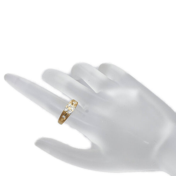 ノーブランド K18YG イエローゴールド ダイヤ0.52ct リング 指輪 レディース no brand 12.5号 【中古】