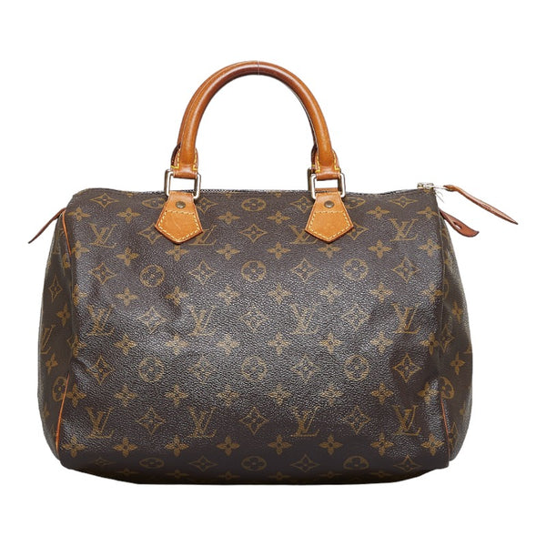 ルイ ヴィトン モノグラム スピーディ30 ハンドバッグ ミニボストンバッグ M41108 ブラウン PVC レザー レディース LOUIS VUITTON 【中古】